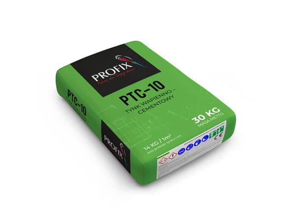 PTC-10 Tynk wapienno-cementowy, opakowanie produktu
